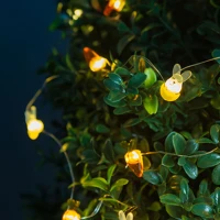 Family 58923B Led fényfüzér - nyuszi és répa - 2 m - 20 led - 2 x aa elem kép