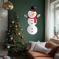 Family 58965B Karácsonyi dekoráció - hóember - papír - 90 cm () kép
