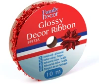 Family 58972A Dekor szalag - fényes - 2,74 m - piros () kép