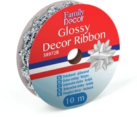 Family 58972B Dekor szalag - fényes - 2,74 m - ezüst () kép