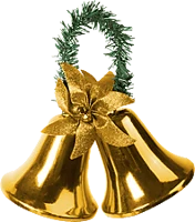 Family 58609B Karácsonyi dísz, harang, arany (58609b) kép