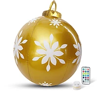 Family 58740D Felfújható rgb led-es  karácsonyi gömb, 60 cm (58740d) kép