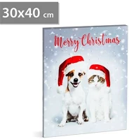 Family christmas 58452 Led fali kép 30 x 40 cm kép