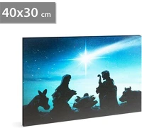 Family 58455 KARÁCSONYI LED HANGULATKÉP 40 X 30 CM kép