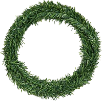 Family 58559A Karácsonyi dekoráció, zöld girland, 2,5 m (58559a) kép