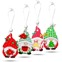 Family KARÁCSONYFA DÍSZ, AKASZTHAT&OACUTE; Karácsonyfa dísz, akasztható, fa manók, 4 féle, 12 db / csomag (58565b) kép