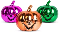 Family CM - 3 Halloween-i tök dekoráció - fényes - 6 cm - 3 szín / csomag (58180) kép
