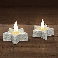 Family 55244S 55244s led-es teamécses csillag alakú, ezüst, 2 db kép