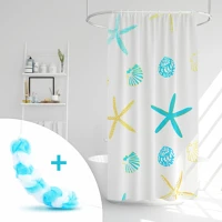 Family GL11526A Zuhanyfüggöny fürdőpamaccsal - 180 x 180 cm kép