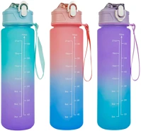 Family KÉK-LILA Sport kulacs - 750 ml - opálos - kék-lila színátmenetes kép
