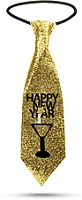 Family 58510B Szilveszteri nyakkendő, arany glitteres, 41x11 cm (58510b) kép