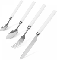 Family 56308B 4db-os evőeszköz készlet műanyag nyéllel - fehér () kép