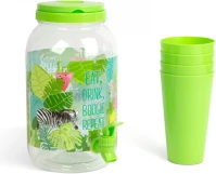 Family 57243B Italadagoló csappal, műanyag pohárszettel (57243b) kép