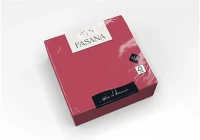 Fasana lunch 76424 Szalvéta 3 rétegű 1/4 hajtás lapméret: 33 x 33 cm 50 db/csomag  bordó kép