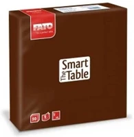 Fato 82622400 Szalvéta 2 rétegű 33 x 33 cm 50 lap/cs  smart table csokoládé_ kép