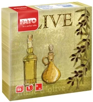 Fato ALD82593500 Szalvéta 33x33cm mintás olivás 2réteg 50 lap/csomag kép