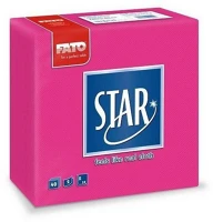Fato ALD82990900 Sztár szalvéta 2 rétegű 38x38cm fuxia 40 szál/csomag kép