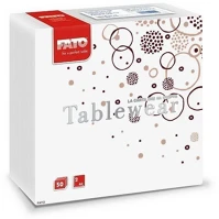 Fato ALD88448800 Airlaid szalvéta 40x40cm fireworks cioccolata 50 lapos kép