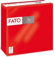 Fato FATO_82990400 PIROS Szalvéta 2 rétegű 1/4 hajtású 38 x 38 cm 40 lap/csomag star _82990400 piros kép