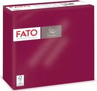 Fato FATO_82990500 BORDÓ Szalvéta 2 rétegű 1/4 hajtású 38 x 38 cm 40 lap/csomag star _82990500 bordó kép