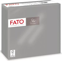 Fato FATO_82991900 SZÜRKE Szalvéta 2 rétegű 1/4 hajtású 38 x 38 cm 40 lap/csomag star _82991900 szürke kép