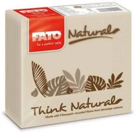 Fato H6582228600 Szalvéta 24x24cm drink natural 2 rétegű 100 lap/csomag kép