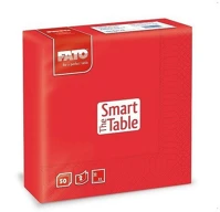 Fato H6582621700 Szalvéta 33x33cm piros 2 rétegű 50 lap/csomag kép