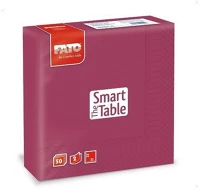 Fato H6582621800 Szalvéta 33x33cm bordó 2 rétegű 50 lap/csomag kép