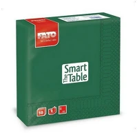 Fato H6582622300 Szalvéta 33x33cm erdőzöld 2 rétegű 50 lap/csomag kép