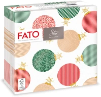 Fato H6582976200 Sztár karácsonyi szalvéta bubble gold 2 rétegű 38x38cm 40 szál/csomag kép