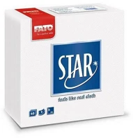 Fato H6582990000 Sztár szalvéta 2 rétegű 38x38cm fehér 40 szál/csomag kép
