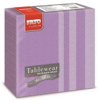 Fato H6588441000 Airlaid szalvéta 40x40cm tweed melanzana 50 lapos kép
