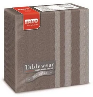 Fato H6588441100 Airlaid szalvéta 40x40cm tweed chocolate 50 lapos kép