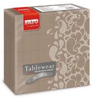 Fato H6588443400 Airlaid szalvéta 40x40cm drops mogyoró 50 lapos kép