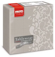 Fato H6588443500 Airlaid szalvéta 40x40cm drops galamb szürke 50 lapos kép