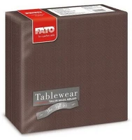 Fato H6588444100 Airlaid szalvéta 40x40cm shade csokoládé barna 50 lapos kép