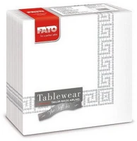 Fato H6588446300 Airlaid szalvéta 40x40cm mykonos ezüst 50 lapos kép