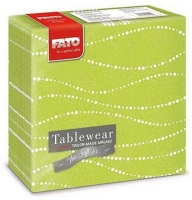 Fato H6588446400 Airlaid szalvéta 40x40cm perle pisztácia 50 lapos kép