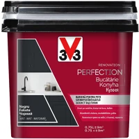 Fekete 123102 V33 felújító konyha festék 0,75l, kép