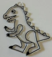 Fekete 152046ROB Fényvarázs forma  színű kontúrral 