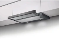 Faber 315.0635.137 Flexa ng glass lux bk a60 beépíthető teleszkópos páraelszívó fekete kép