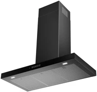 Faber 325.0652.937 T-dark a90 ng fali páraelszívó fekete 90cm kép