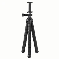 Fekete 4613 Hama flex midi állvány goprohoz és okostelefonhoz, 26 cm,  (4613) kép