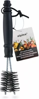 Fekete 56283C Grilltisztító kefe - műanyag nyéllel - 25 x 5 x 3 cm -  (56283c) kép