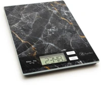 Fekete 57268A Konyhai mérleg -  márvány kép