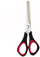 Wedo 976 6 Olló irodai  976-6 gumifogós 15,5cm fekete kép