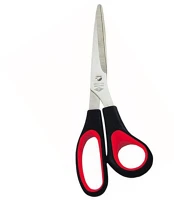 Wedo 976 8 Olló irodai  976-8 gumifogós 21cm fekete kép