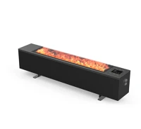 Fekete AFH0002S vezérelhető, 2 fokozat, lángeffekt, 2 literes tartály, ips kijelző kép