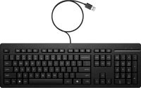 Fekete AY2Y7AA Hp 125 vezetékes billentyűzet hu, kábelhossz	180 cm; 	vezetékes usb type kép