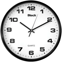 Btech BH-80 Btech  falióra, 20 cm átmérő, fehér számlap,  keret, műanyag kép